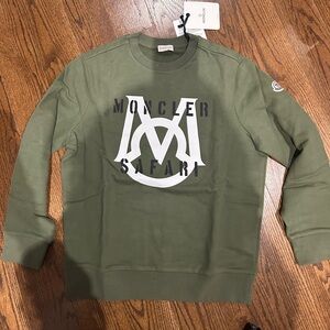 Authentic Moncler - Logo cotton sweatshirt size medium men